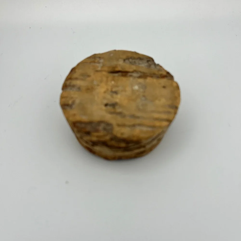 Vintage Japanese Pottery‎ Jar with Cork Stopper Decorative Accent MCM Decor